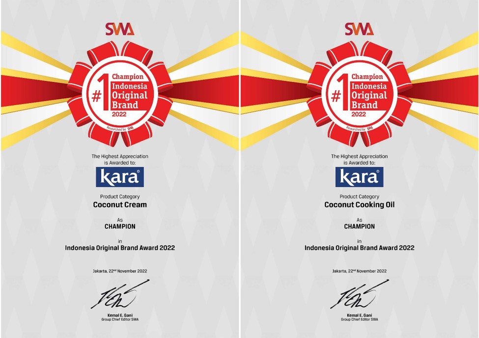 KARA meraih penghargaan Indonesia Original Brand 2022